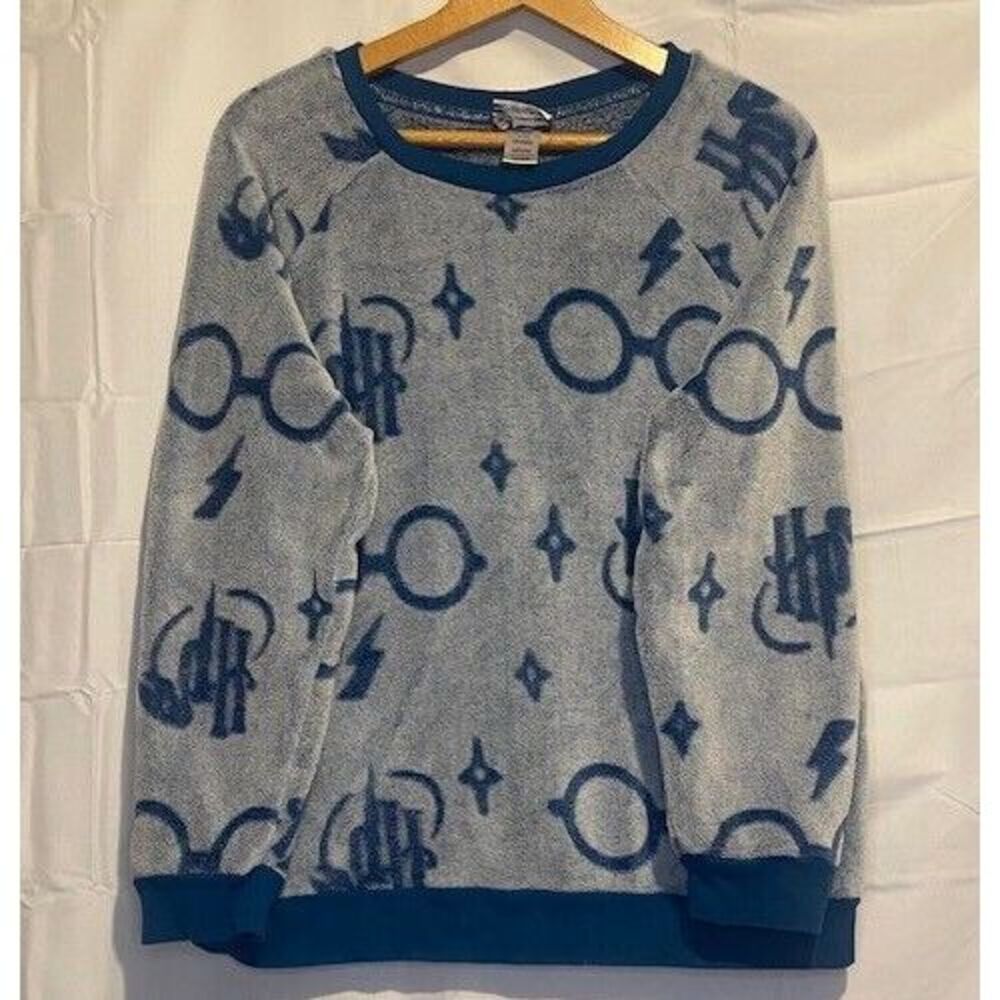 HARRY POTTER Warm Pajama Sleepwear X-LARGE Blue Sweater‎ Top